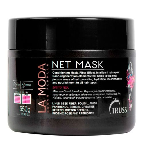 Máscara de Tratamento Capilar La Moda Truss Net Mask 550g Máscara de Tratamento Capilar La Moda Truss Net Mask 550g