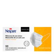 Máscara Descartável Nexcare Tamanho Único Caixa 10 Unidades