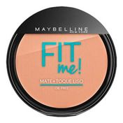 Maybelline Pó Compacto Mate + Toque Liso Fit Me! Cor 200 Médio Único