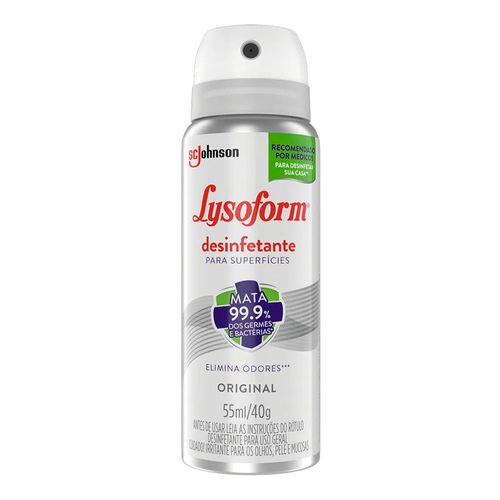 Mini Desinfetante Lysoform Aerosol 55ml Mini Desinfetante Lysoform Aerosol 55ml
