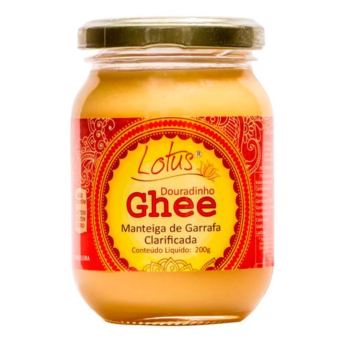 Manteiga Ghee Indiana Clarificada - Lótus - 200g