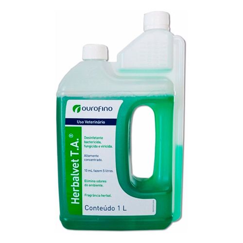 Desinfetante Herbalvet T.A Ourofino - 1 Litro Desinfetante Herbalvet T.A Ourofino - 1 Litro