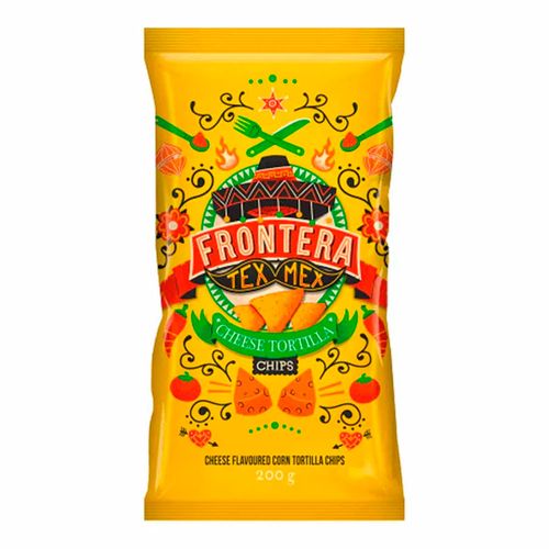 Pack Tortilla Chips Queijo - 5 unidades - Frontera - 200g Pack Tortilla Chips Queijo - 5 unidades - Frontera - 200g