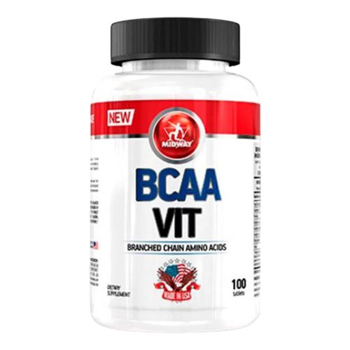 BCAA Midway Vit Com 100 Comprimidos BCAA Midway Vit Com 100 Comprimidos