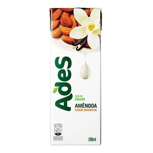 Bebida Ades Amêndoa Sabor Baunilha 200ml Bebida Ades Amêndoa Sabor Baunilha 200ml