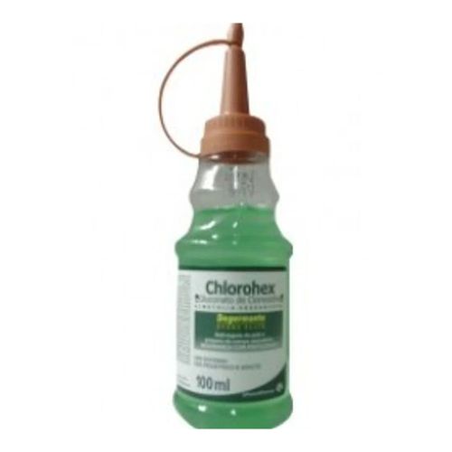 Chlorohex Antisséptico Almotolia 2% Dermosuave GPZ 100ml Chlorohex Antisséptico Almotolia 2% Dermosuave GPZ 100ml