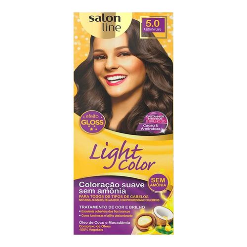 Coloração Semi-Permanente Salon Line Light Color Castanho Claro 5.0