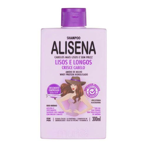Condicionador Alisena Lisos e Longos 300ml Condicionador Alisena Lisos e Longos 300ml
