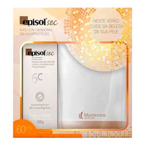 Episol Sec FPS 60 + Sacola de Praia Episol Sec FPS 60 + Sacola de Praia