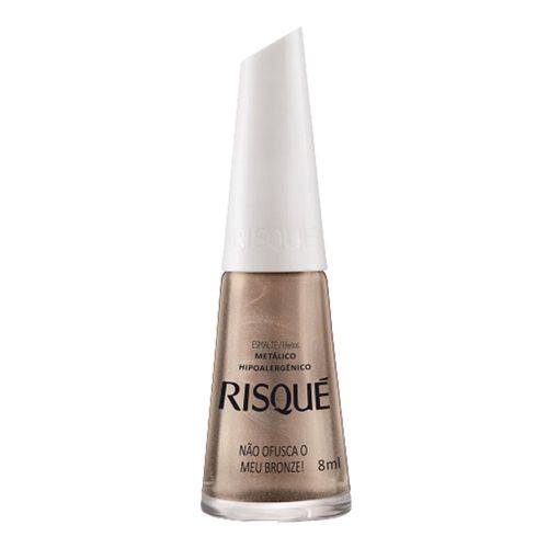 Esmalte Metálico Risqué Não Ofusca meu Bronze 8ml Esmalte Metálico Risqué Não Ofusca meu Bronze 8ml