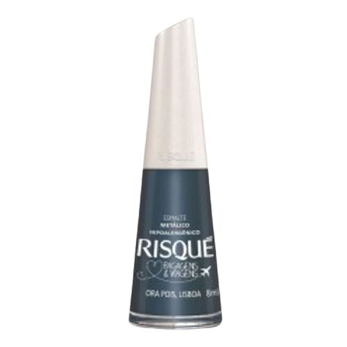 Esmalte Risqué Bagagens e Viagens Metálico Ora Pois, Lisboa 8ml Esmalte Risqué Bagagens e Viagens Metálico Ora Pois, Lisboa 8ml