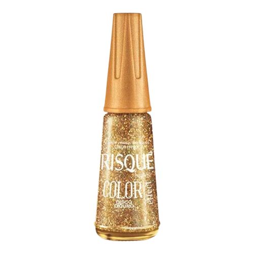 Esmalte Risqué Cobertura Brilhante, Disco Douro e Tule 8ml Esmalte Risqué Cobertura Brilhante, Disco Douro e Tule 8ml