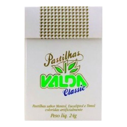 Valda Classic Menta e Eucalipto 24g Valda Classic Menta e Eucalipto 24g