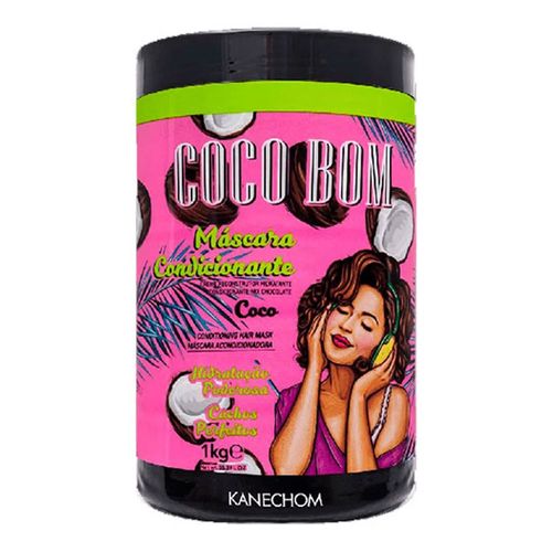 Máscara De Tratamento Kanechom Coco Bom Hidratação Poderosa 1kg