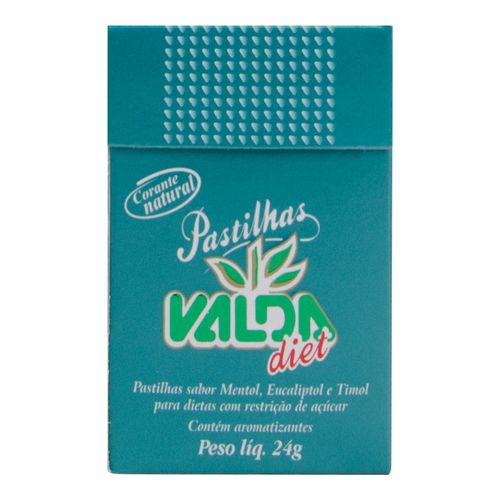 Valda Diet Menta e Eucalipto 24g Valda Diet Menta e Eucalipto 24g