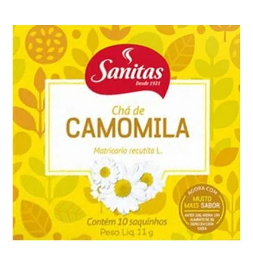 Chá de Camomila Sanitas 10 Sachês Chá de Camomila Sanitas 10 Sachês