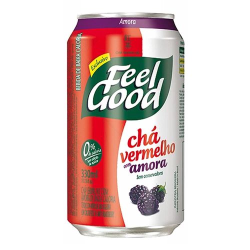 Chá Feel Good Vermelho Amora 300ml Chá Feel Good Vermelho Amora 300ml