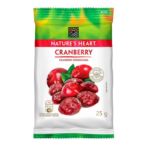 Snack Nature's Heart Cranberry 25g Snack Nature's Heart Cranberry 25g