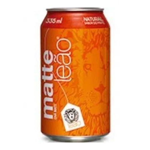 Chá Mate Leão Natural Lata 335ml Chá Mate Leão Natural Lata 335ml