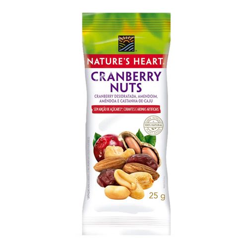 Snack Nature's Heart Cranberry Nuts 25g