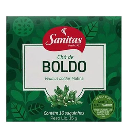Chá Sanitas Boldo 10 Sachês Chá Sanitas Boldo 10 Sachês