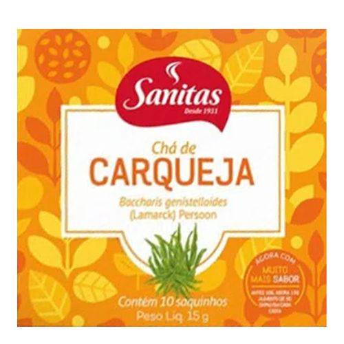 Chá Sanitas Carqueja 10 Sachês Chá Sanitas Carqueja 10 Sachês