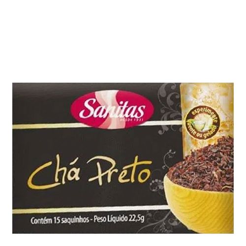 Chá Sanitas Chá Preto 15 Saquinhos