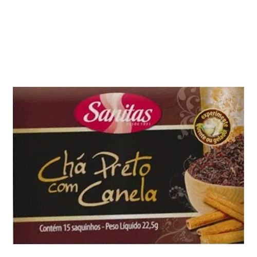 Chá Sanitas Lifar Preto Canela 15 Saquinhos Chá Sanitas Lifar Preto Canela 15 Saquinhos