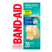 Curativo Band-Aid Skin Flex Variados 20 Unidades