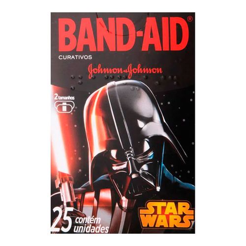Curativo Band-Aid Star Wars Johnson's 25 Unidades