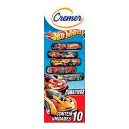 Curativo Hot Wheels Cremer 10 Unidades Curativo Hot Wheels Cremer 10 Unidades