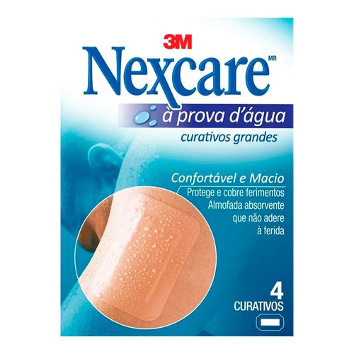 Curativo Nexcare 3M À Prova D'água 4 Unidades