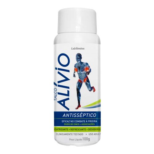 Talco Antisséptico Alívio 100g Talco Antisséptico Alívio 100g