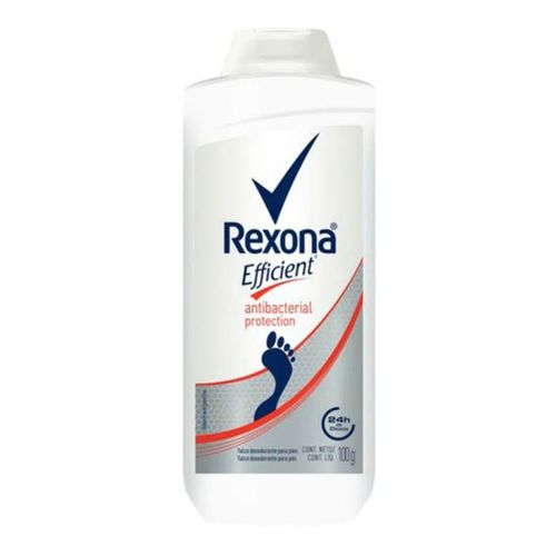 Talco Antitranspirante para Pés Rexona Efficient 100g Talco Antitranspirante para Pés Rexona Efficient 100g