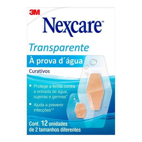 Curativo Prova D'Água Nexcare 3M 12 Unidades