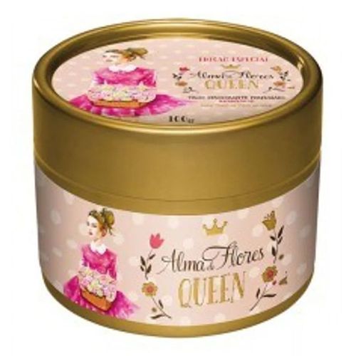 Talqueira Iluminadora Queen Alma de Flores 100g Talqueira Iluminadora Queen Alma de Flores 100g