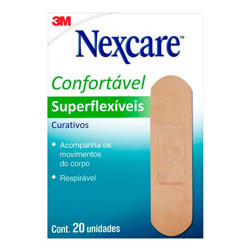 Curativos Superflexíveis Nexcare 20 Unidades