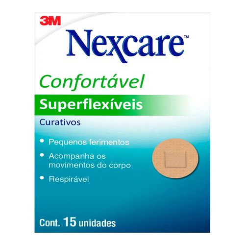 Curativos Superflexíveis Redondos Nexcare 15 Unidades