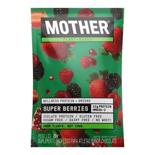 Suplemento Proteico Mother Plant-Based Super Berries Sachê 20g Suplemento Proteico Mother Plant-Based Super Berries Sachê 20g