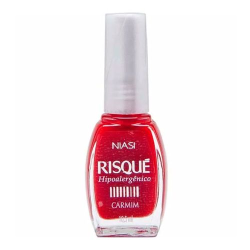 Esmalte Risqué Hipoalergênico Carmim 10,5ml Esmalte Risqué Hipoalergênico Carmim 10,5ml