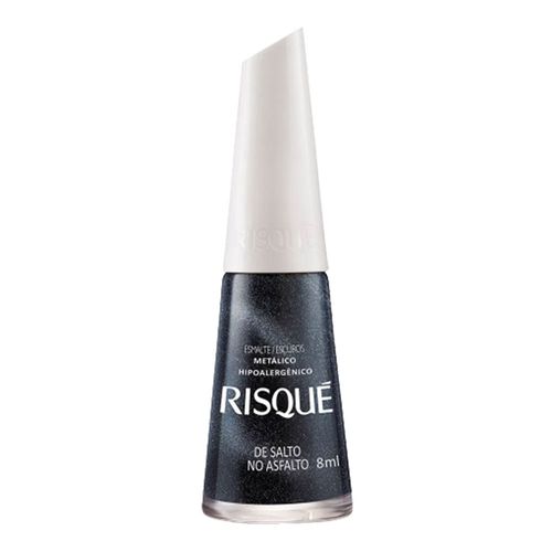 Esmalte Risqué Metálico De Salto No Asfalto 8ml Esmalte Risqué Metálico De Salto No Asfalto 8ml