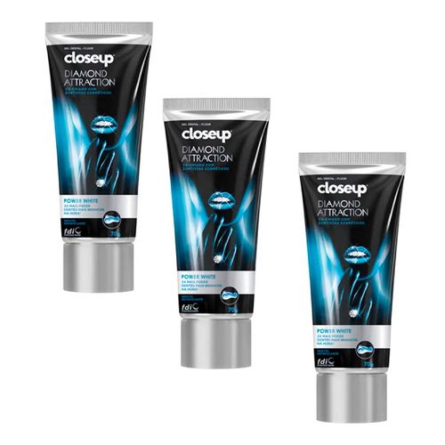 Creme Dental Close-Up White 70g C/ 3 Unidades Creme Dental Close-Up White 70g C/ 3 Unidades