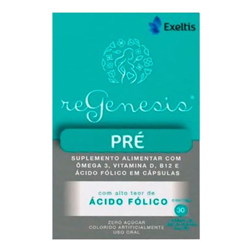 Suplemento Alimentar Regenesis Pré 30 Cápsulas