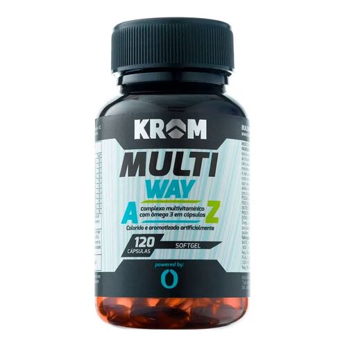 Suplemento Multi Way Krom 120 Cápsulas Softgel Suplemento Multi Way Krom 120 Cápsulas Softgel