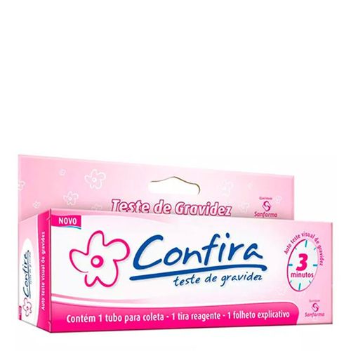 Teste De Gravidez Confira Sanfarma 1 Unidade Teste De Gravidez Confira Sanfarma 1 Unidade