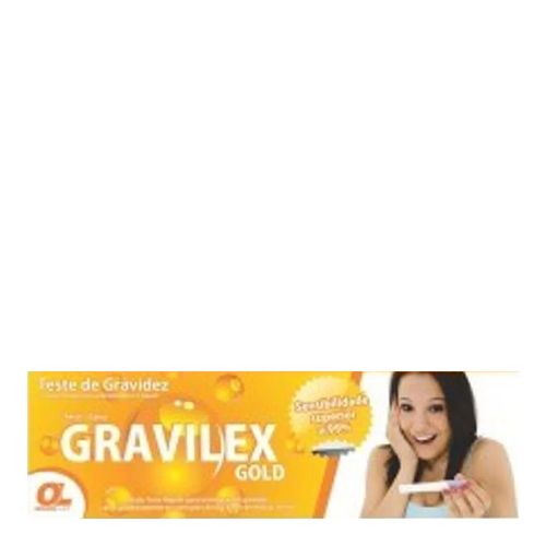 Teste De Gravidez Gravilex Gold C/ 1 Teste De Gravidez Gravilex Gold C/ 1
