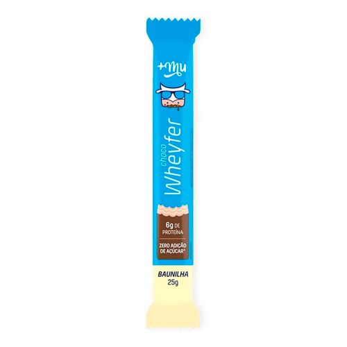 Choco Wheyfer Mais Mu Sabor Baunilha 25g Choco Wheyfer Mais Mu Sabor Baunilha 25g