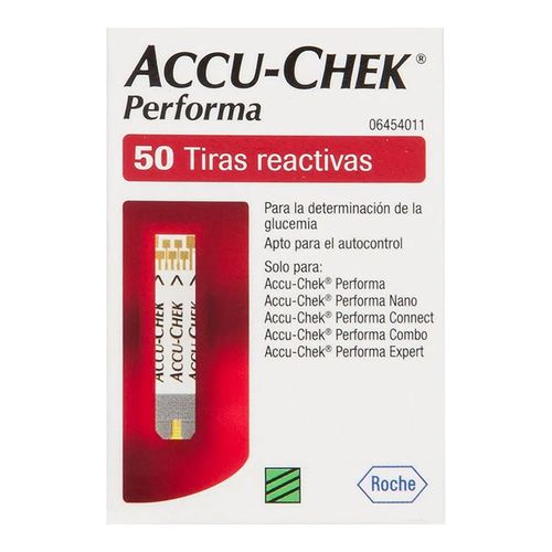 Tiras Accu-Chek Performa Roche C/ 50 Unidades Tiras Accu-Chek Performa Roche C/ 50 Unidades