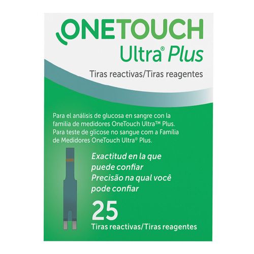 Tiras De Glicemia Onetouch Jultra Plus 25 Unidades Tiras De Glicemia Onetouch Jultra Plus 25 Unidades