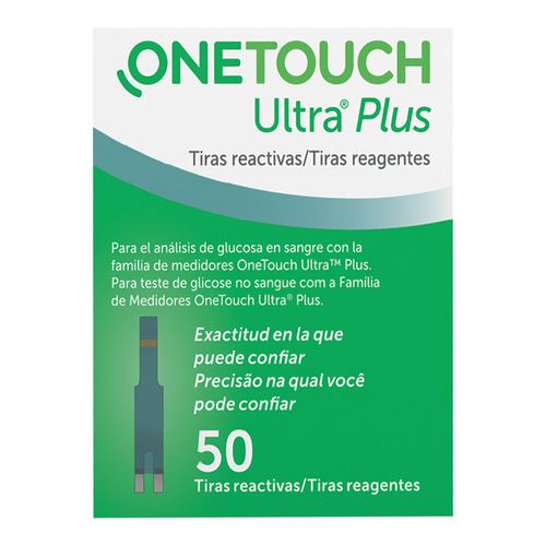 Tiras De Glicemia Onetouch Ultra Plus 50 Unidades Tiras De Glicemia Onetouch Ultra Plus 50 Unidades